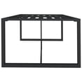 thumbnail image 2 of vidaXL Outdoor Dining Table Anthracite 120x60x66 cm Aluminium, 2 of 4