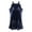 Navy Blue, variant on Women Halloween Vintage Costume Dresses Victorian Medieval Steampunk Gothic Fancy Dress Black L