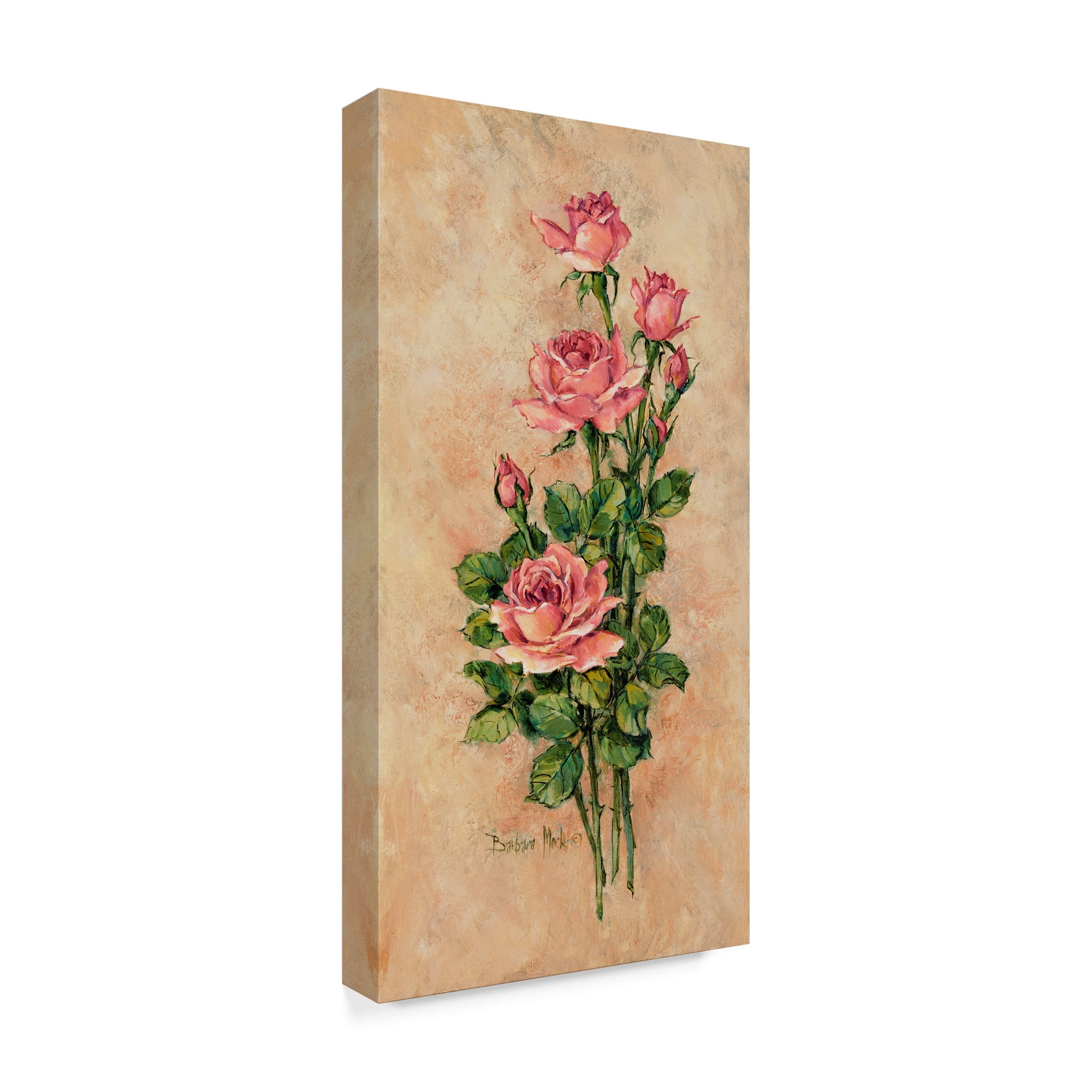 Trademark Fine Art ' Wood Rose' Canvas Art by Barbara Mock