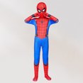thumbnail image 3 of Disfraz Premium Disfraz de hombre araña de película Vestido de fiesta ajustado para Halloween para niño Kuymtek Rojo*Niño 5 -6 años para Niño, 3 of 6
