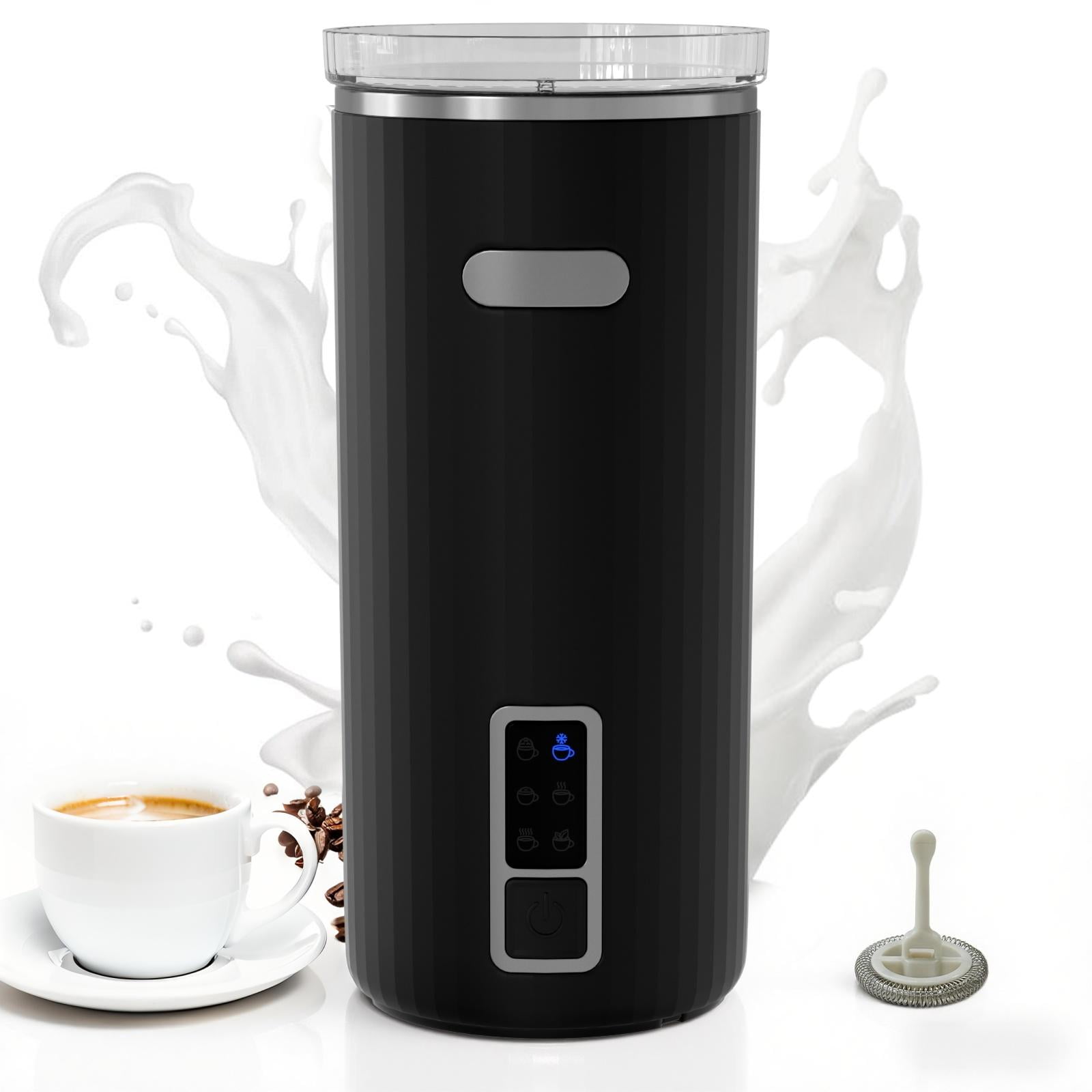 HadinEEon Electric Milk Frother: Hot/Cold Foam Maker for Coffee