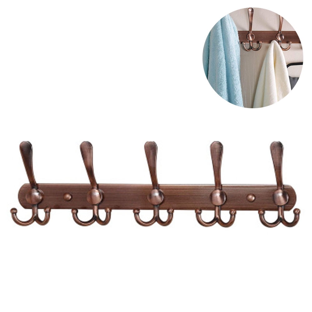 Details about   Cast Iron Five Hook-Hanger Pivot Arms Coat Rack Rustic Wall Mounted 0170-01641R 