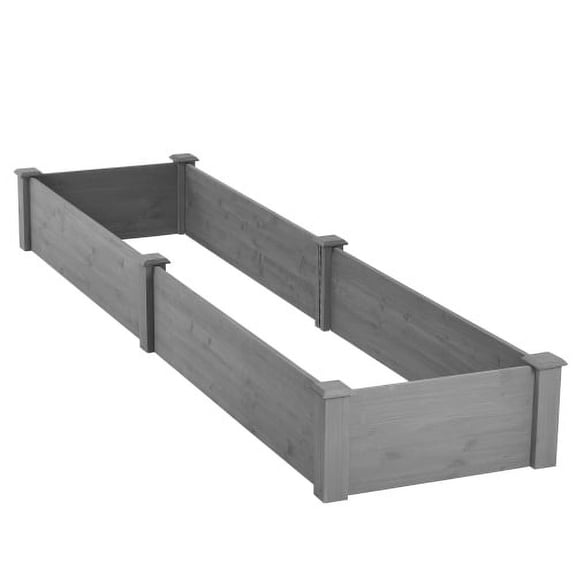 Chak’s Choice Over Ground Raised Garden Bed 96x28x10'', Large Long Planter Box for Outdoor,Large Long Planter Box for Outdoor, Tool-Free Assembly
