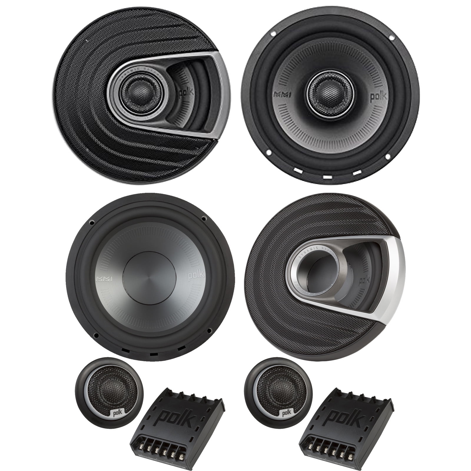 2 x Polk Audio MM6502 MM1 Series 375W UltraMarine Certified 6.5