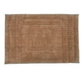 thumbnail image 1 of Home Décor Inc. Naples Collection Microfiber Bathmat – 20" x 30", Brown, Soft and Absorbent Bathroom Rug, 1 of 3