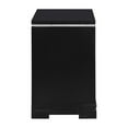 thumbnail image 4 of Pemberly Row Contemporary 3-Drawer Wood Nightstand in Black Finish, 4 of 10