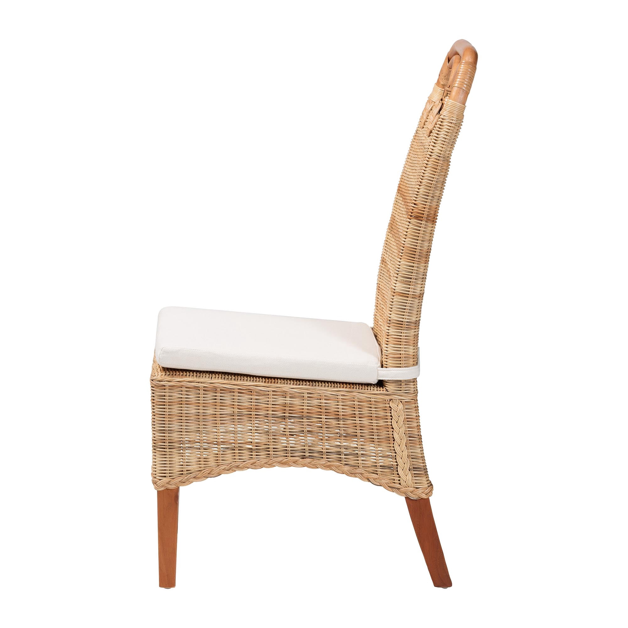 bali & pari Dyna Boho Dining Chair, Natural
