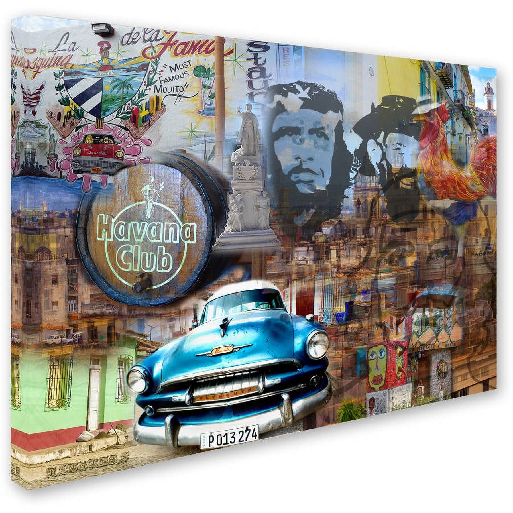 Trademark Fine Art "Havana Club II" Canvas Art by Alberto Lopez