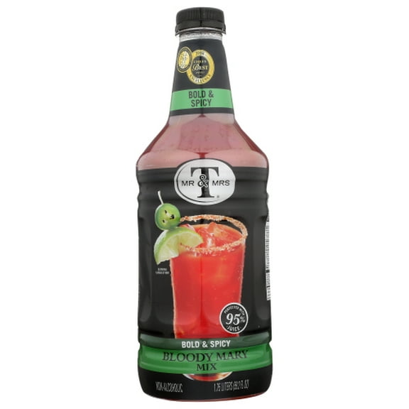 (Pack of 6) Mr & Mrs T Mixer Bloody Mary Blend & Spicy 1.75 L