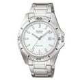 thumbnail image 2 of MTP-1244D-7A Men's Casual Brushed Steel Luminous Analog Watch w/ Date, 2 of 2