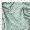 thumbnail image 4 of Soimoi Green Rayon Fabric Swan & Moroccan Damask Print Sewing Fabric Yard 56 Inch Wide, 4 of 5