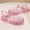 Pink, variant on Kids Cloud Print Sandals Closed Toe Hollow Out Candy Color Summer Beach Shoes