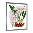 thumbnail image 2 of Designart 'White Vintage Orchid Flower II' Traditional Framed Art Print, 2 of 4