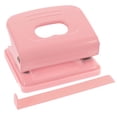 thumbnail image 1 of UPGRATOR Leaf Hole Punch For Students Pink Plastic 1Set Paper Punching Home Use, 1 of 6
