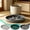 Gray, variant on LWVITH 9" Deep Flower Pot Saucer, Round Plastic Plant Tray, Extra Capacity Water Catch Base, Breathable Drip Tray for Potted Plants, Indoor Outdoor Gardening Drainage Dish, Heavy Duty Planter Saucer