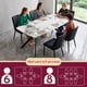 thumbnail image 3 of Mesa de Comedor de Marmol Granito Premium Houzer 162x90x74, 3 of 5