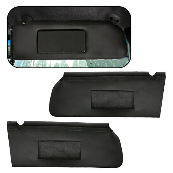 Car Microfiber Leather Sun Visor Cover Fit for Chevy Tahoe Suburban Yukon 95-99