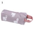 thumbnail image 1 of 1PC Raccoon Alpaca Fox Canvas Pencil Case Stationery Pencil Case, 1 of 7