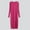 Hot Pink, variant on EGNMCR Sweater Dress for Women Long Sleeve Midi Sweater Dresses Tight Bottom Wrap Hip Bodycon Dress on Clearance