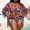 Red, variant on Honeeladyy Womens Plus Size 3 Piece Printed Drawstring Ruched Shorts Bikini Swimsuit with Cover Up Kimono Blue XL
