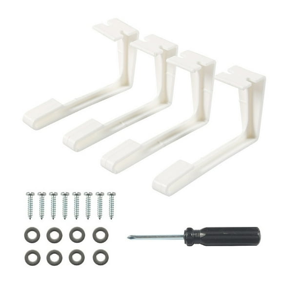 QIFEI 4 Packs RV Side Curtain Hold Down Caravan Curtain Retainer RV Window Covering