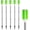 green, variant on HIBIBUD 5 PCS Solar Powered Driveway Markers,Solar Warming Landscape Lights,Solar Outdoor Driveway Lights,Landscape Driveway Reflectors on Poles for Snow Road Yard (Orange)