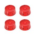 thumbnail image 1 of Unique Bargains Guitar Control Knobs Speed Volume Control Knobs 6x26x13mm Musical Instrument Parts Replacement Red 4 Pack, 1 of 5