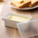thumbnail image 3 of 1 unidad (blanca) caja de almacenamiento para cortar mantequilla, refrigerador con tapa, caja para conservar queso y queso, rebanador de cuchillos para mantequilla para hornear, 3 of 5