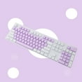 thumbnail image 4 of Keycaps Kit 104Pcs/Set Anti skid Backlit ABS Solid Color Keycaps Mechanical Keyboard Key Caps for PC Computer Replacement Keycap, 4 of 8