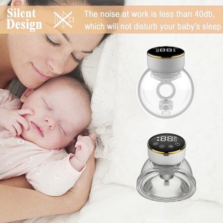 APPIE Hands-Free Breast Pump, Wearable Electric Breast Pumps Touch Pane, 3  Modes And 9 Levels Adjustment, LCD Display, Rechargeable Powered Wireless  Portable Breast Pump With 21/24 /28 Mm Flange, J2 