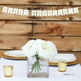 thumbnail image 2 of Just Married! Gold Glitter Wedding Pennant Party Banner, 2 of 2