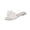 White, variant on Alkepwun House Slippers Women's Summer Solid Color Bow Flat Casual Non-Slip Sandals Lightweight Comfort Versatile Slip On Open Toe Outdoor Shoes