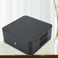 thumbnail image 3 of Carcasa De Aluminio Para Ordenador, Carcasa ITX Para Ordenador, Carcasa TX, Carcasa HTPC, Para Disco Duro De 2,5 Pulgadas X2, Placa Base De MINH-IIX YLSHRF HTPC case, 3 of 8