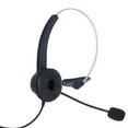 thumbnail image 3 of Telephone VH500-RJ9 Telephone Headset Adjustable Headphone with Noise Cancelling Microphone, 3 of 8