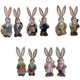 thumbnail image 2 of De Paja Conejito Decoraciones De Pascua Lindos Suministros De Decoración Navideña Para Mesa Junto A La Cama Scienceny HA047023-01, 2 of 3