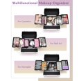 thumbnail image 4 of Estuche de maquillaje Yueieoun Rolling Train 4 en 1 con ruedas, 4 of 7