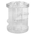 thumbnail image 1 of Caja de almacenamiento de herramientas para decoración de uñas, organizador de cosméticos multicapa, acrílico, transparente, giratorio, grano de diamante, 1 of 8