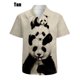 thumbnail image 3 of Camisa hawaiana informal de verano para hombre, camisas con estampado 3D completo de panda lindo, camisa informal unisex de estilo grande con botones para hombre, 3 of 5