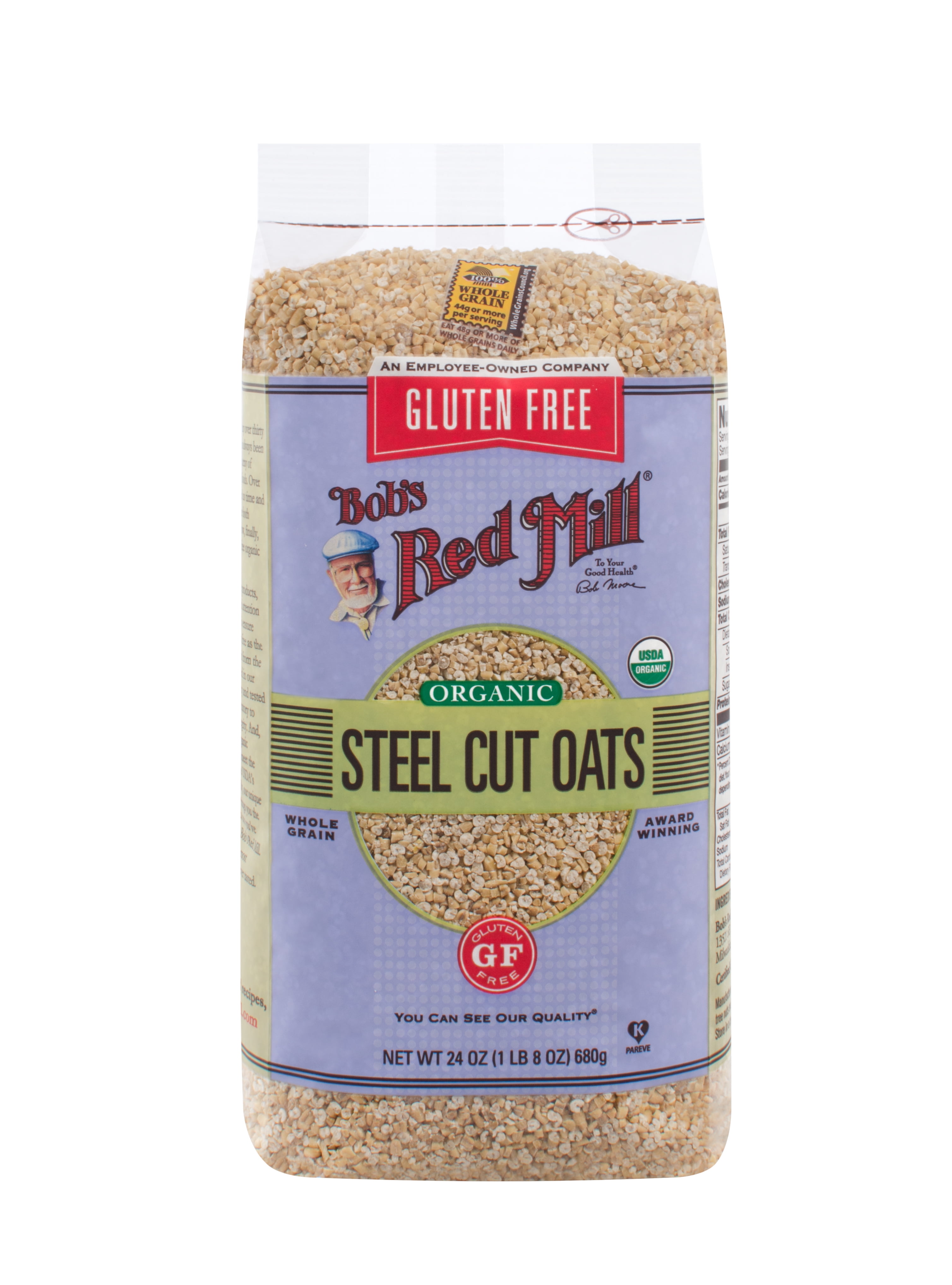 bob's red mill gluten free whole grain steel cut oats