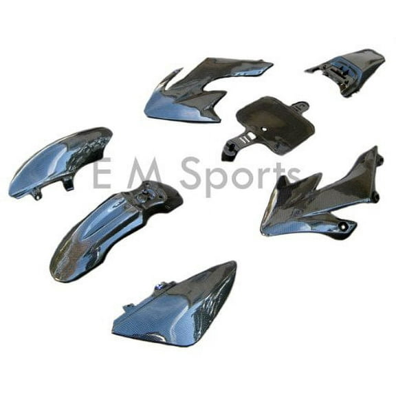 Dirt Pit Bike 50cc 70cc 90cc 110cc 125cc 138cc Fairings Plastic Body Fairing Kit Parts Honda CRF50 XR50 - Carbon