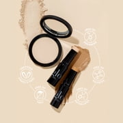 Glo Skin Beauty Luminous Liquid Mineral Foundation Makeup with SPF 18 (Linen) - Improves Uneven Skin Tone, Smooths & Corrects Imperfections, Sheer to Medium Coverage, Dewy Finish