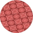 thumbnail image 1 of Ahgly Company Machine Washable Indoor Round Transitional Red Area Rugs, 5' Round, 1 of 7