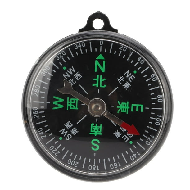 Portable Mini Compass Minuteness Processing Stability Green
