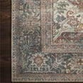 thumbnail image 4 of Loloi Rugs Loren 7'6" x 9'6" Printed Polyester Rug in Brick, 4 of 6