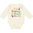 thumbnail image 3 of Inktastic My Grammy and Grampy Love Me Boys or Girls Long Sleeve Baby Bodysuit, 3 of 5