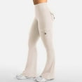 thumbnail image 4 of Kelon Yoga Pants, Women's Bootcut Yoga Pants Lounge Workout Pants with Pockets Stretch Casual Gym Yoga Pants, 3XL, 4 of 5