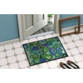 thumbnail image 2 of Carolines Treasures 8962JMAT Résumé en Bleu et Vert Tapis Intérieur Ou Extérieur- 24 x 36 Po., 2 of 4