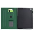 thumbnail image 4 of Case for iPad mini 1/2/3/4/5, Carbon Fiber Pattern Premium PU Leather Wallet Stand Protective Auto Sleep Wake Cover with Pen Slot for iPad mini 1/2/3/4/5, Dark Green, 4 of 6