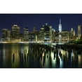 thumbnail image 3 of McLoughlin, James 14x11 Black Modern Framed Museum Art Print Titled - New York at Night VII, 3 of 5
