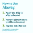 thumbnail image 6 of Alaway Allergy Eye Drops for Dry Itchy Eyes with Antihistamine that Works in Minutes, 0.34 fl oz, 6 of 7